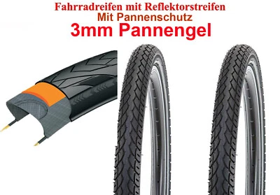 2x Compass 28 Zoll Fahrrad Reifen Mantel Pannenschutz 28x1.75 47-622 700 x 45C
