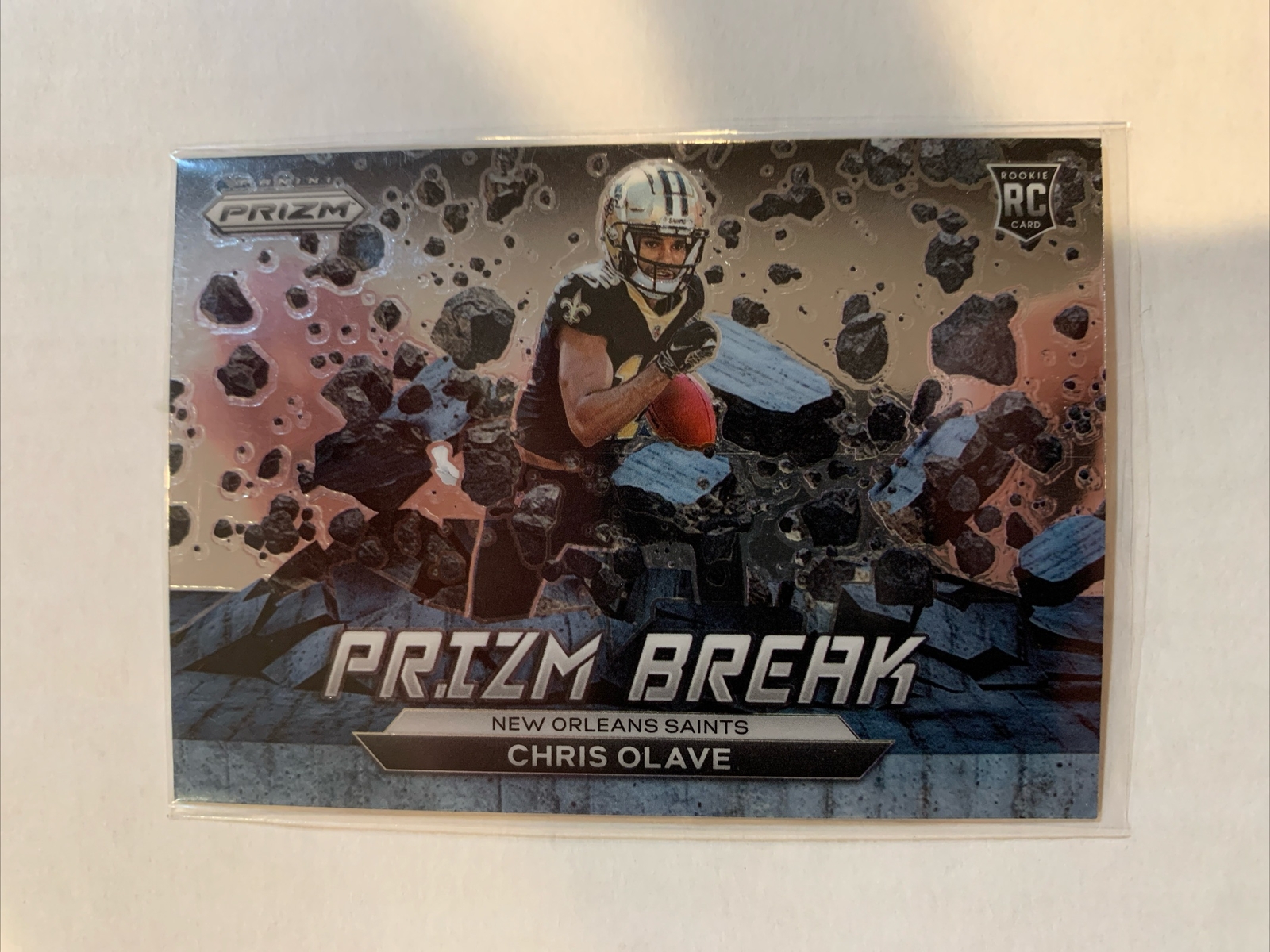 CHRIS OLAVE 2022 PANINI PRIZM PRIZM BREAK #PB10 ROOKIE NEW ORLEANS