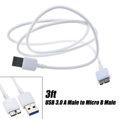 USB 3.0 Cable Cord For G-Technology G-Drive Slim USB 3.0/2.0 Drive 500GB/Go HDD
