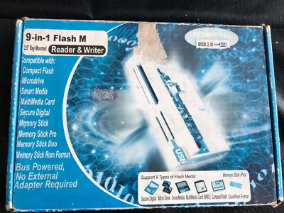 9 IN 1 FLASH MEDIA READER UND SCHREIBER NEU IN EINZELHANDELSVERPACKUNG