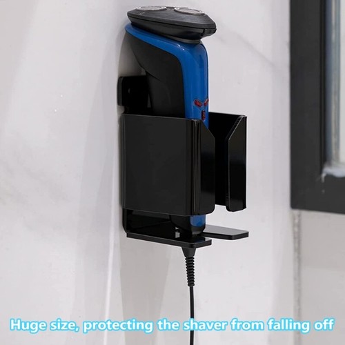 Elegant Hotel Bathroom Razors Rack Wall Mounted Acrylic Shaving Accessory Holder - Zdjęcie 7 z 10