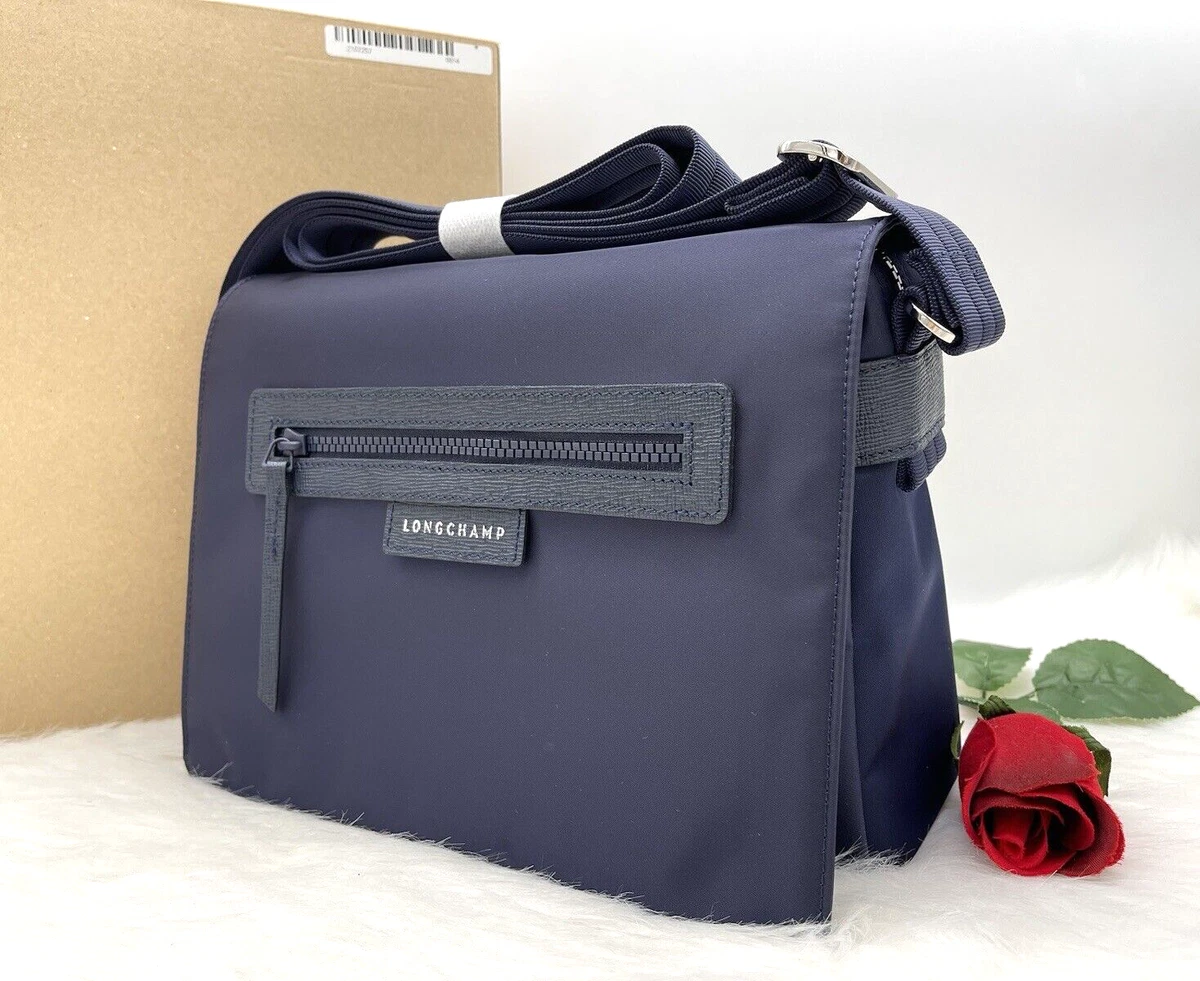 Le Pliage Original Pouch with handle Navy - Recycled canvas