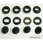 4 x Floor Mats Holder Fixings Clips Set Oval for VW Touran