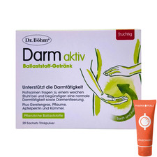 Dr. Böhm Darm aktiv 20 Sachets I Ballaststoff-Getränk für die Darmtätigkeit