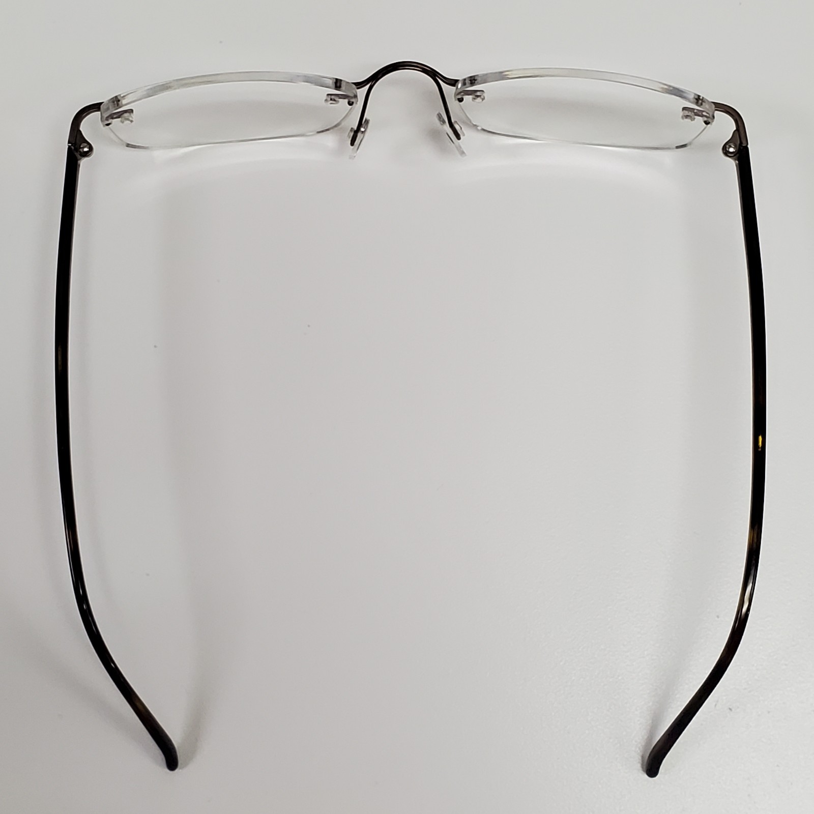 Marchon Airlock 2 770 Eyeglass Frame Brown 51 20 135 Rimless