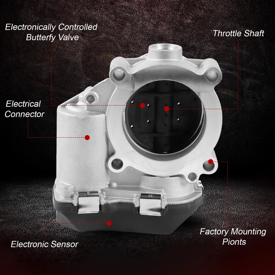 Conjunto electrónico de carrocería del acelerador para Audi A3 A4 Volkswagen Beetle Passat Jetta Foto 4 de 4