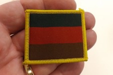 MILITARY CLOTH BADGE ROYAL TANK REGIMENT R.T.R. RTR 5CM X 4.5CM (3148)