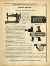 Antigua máquina de coser Vassar 1903 gabinete comercial de la más alta calidad