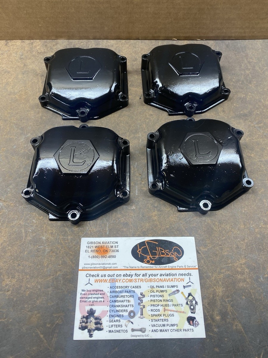 Lycoming Cast Aluminum Valve Cover Rocker Box Valve, Covers (Set