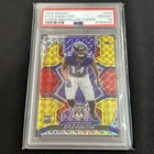 2022 Panini Mosaic Football Choice Fusion Red and Yellow Kyle Hamilton #332 PSA 10