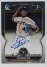 2023 Bowman Chrome Prospect Auto Abner Uribe #CPA-AU Auto 1s8m