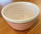 Vintage Pyrex 401 Pink Stripe Nesting Mixing Bowl 1.5 Liter Excellent Condition