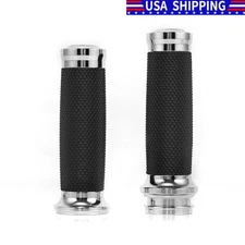 For Harley HD Touring 2008-2023 1" Electronic Throttle Hand Grips Handle Bar NEW