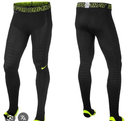 NIKE PRO COMBAT RECOVERY HYPERTIGHTS - BLACK/VOLT Small - Picture 4 of 6