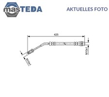 1 987 481 587 BREMSSCHLAUCH BREMSLEITUNG HINTEN RECHT BOSCH FÜR BMW Z4,E85,E86