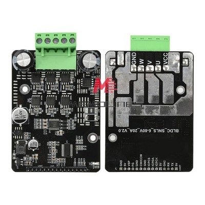 DC 6-80V BLDC 3-Phase DC Brushless Motor Controller 1600W 50A PWM Motor Driver *