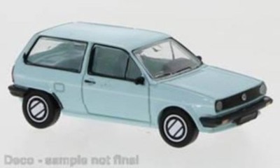 PCX Premium Classics PKW VW Polo II Fox, türkis/Dekor, 1985 870334
