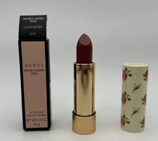 GUCCI Rouge A Levres Voile LOVE IS BETTER 213 Lipstick Sheer Lip Colour 0.12 NIB