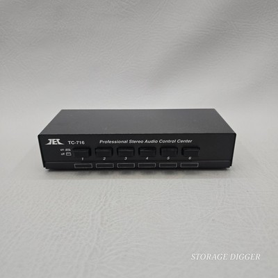 Technolink TC-716 Professional Stereo Audio Control Center 6-Way RCA 3.5mm