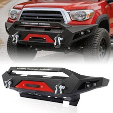 For 2005-2015 Toyota Tacoma 2nd Gen Pickup Truck Front Bumper With Skid Plate