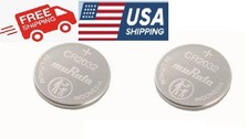 2pc MURATA CR2032 BULK lithium 3v battery EXP 2031 FREE SHIPPHING