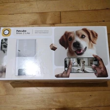 Petcube Bites 2 Lite Smart Pet Camera WiFi Treat Dispenser 1080p HD Open Box