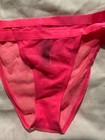 VIctoria's Secret Stappy Noen Pink Sheer Panty XS NWT — photo 1