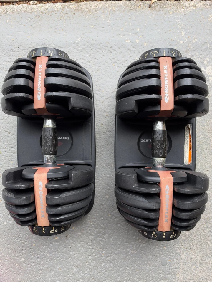 Bowflex Dumbbells 552 Adjustable Hand Dumbbells Set Of Two 5lbs - 52.5lbs, photo 1 of 5