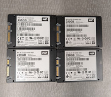 Lot of 4 WD Blue 250GB Solid State Drives SSD 2.5" Western Digital WDS250G2B0A