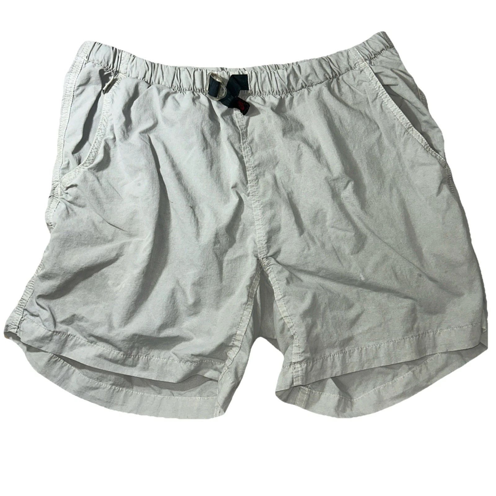 Vintage Gramicci Original Freedom Shorts Large Grey MADE IN USA Climbing Hike