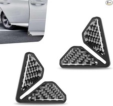 Carbon Fiber Door Corner Protector Edge Guards, Anti-scratch Anti Color: Black