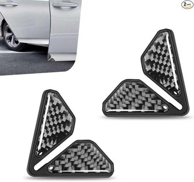 Carbon Fiber Door Corner Protector Edge Guards, Anti-scratch Anti Color: Black
