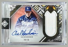 Orel Hershiser 2025 Topps Transcendent #TCAR-OH GU Patch Auto /25