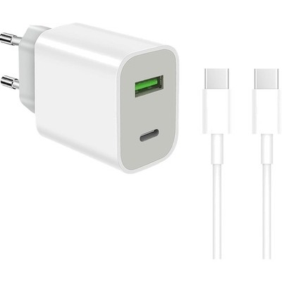 USB C Ladegerät 20W mit 1,2m Kabel - Vielseitiger und Sicherer Adapter für Alle