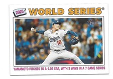 2026 Topps Heritage #313 LA Dodgers (World Series Highlights) SP
