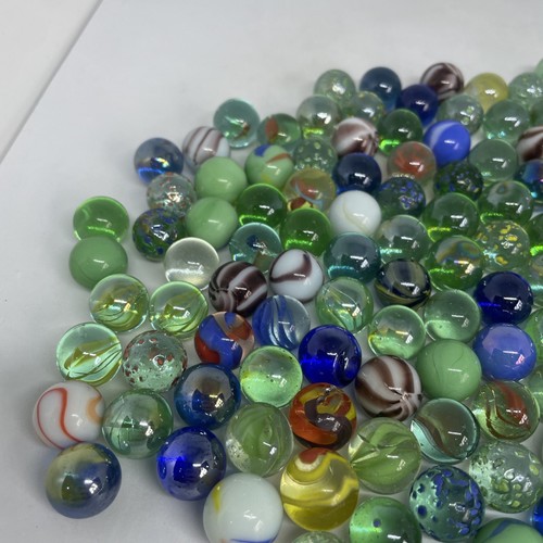Marbles Bulk Lot 1.1kg Mixed Colours Glass Toy Game Various Speckled - Picture 6 of 6