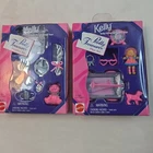 Vintage Barbie Pretty Treasures Lot 2 Kelly Baby Sister Feeding & Play Sets NRFB