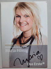 AUTOGRAMM  MARIA  HÖNIG  TV SCHAUSPIELERIN SÄNGERIN