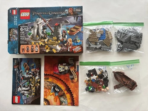 LEGO Pirates Of The Caribbean 4181 Isla De Muerta 100% Complete Box & Instructio