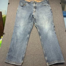 Duluth Trading Co. Men's Jeans Size 40x30 FLEX BALLROOM Blue Denim Work Comfort