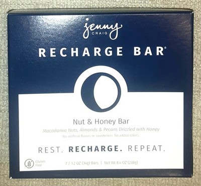 Jenny Craig Recharge Bar - Nut and Honey: Macadamia Nuts, Almonds & Pecans
