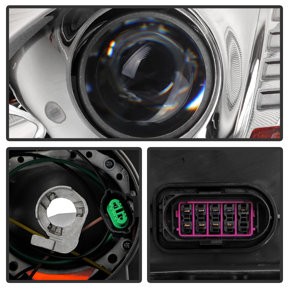 Par de faros proyectores izquierda+derecha para Peterbilt 579 587 2013-2021 Foto 4 de 4