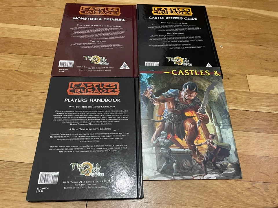 Manual de Jugadores Castillos y Cruzadas, Monstruos y Tesoros, CKG, Lote de Pantalla D&D Foto 2 de 4