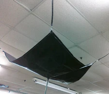 20' x 20' Light Duty Industrial Drain Tarp - Roof Ceiling Leak Diverter