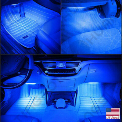 RGB LED Interior Light Kit For Cars - Under Dash, Footwell, Seats With Remote 3 thumbnail image