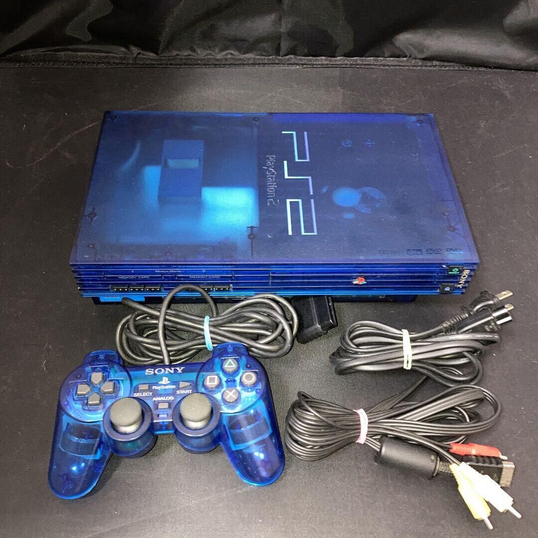 Sony Playstation 2 Ocean Blue LIMITED EDITION – RetroPixl