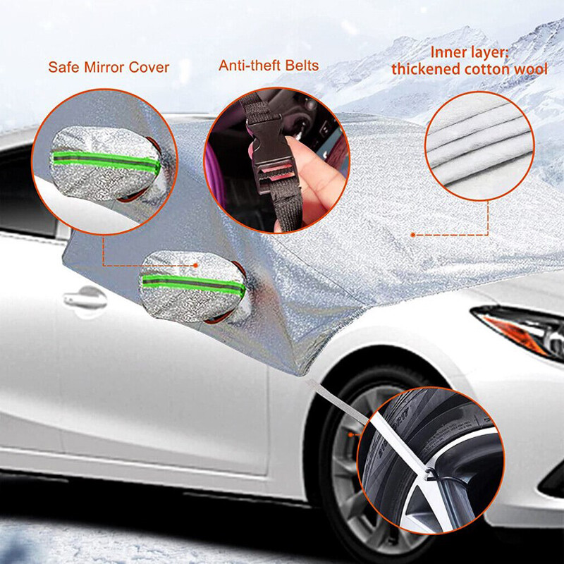 Windscreen Cover Car Window Screen Frost Ice Large Snow Dust