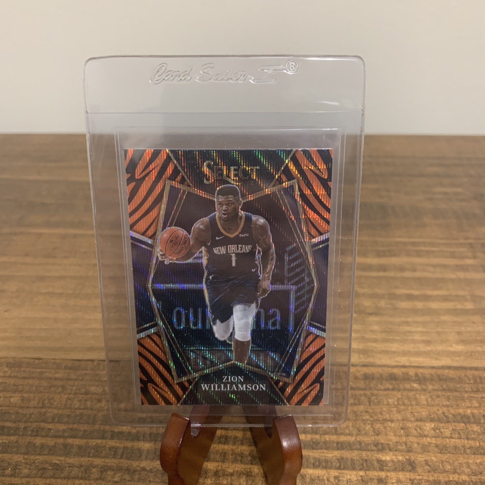 2021-22 Select PREMIER TIGER STRIPE Zion Williamson Prizm SSP RARE