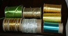 vtg FACIL FAB Satin Glo, Crinkle Kaycrest RIBBON - lot of 7 — photo 2