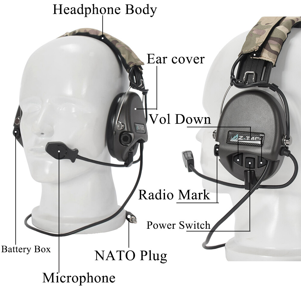 個人装備 Z-TAC ZSORDIN HEADSET Z111 Z-Tactical Z-tac zSordin Z111 Tactical Hearing Noise
